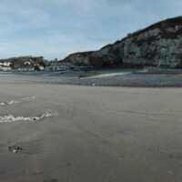 photo de la plage de Veule les Roses en Normandie